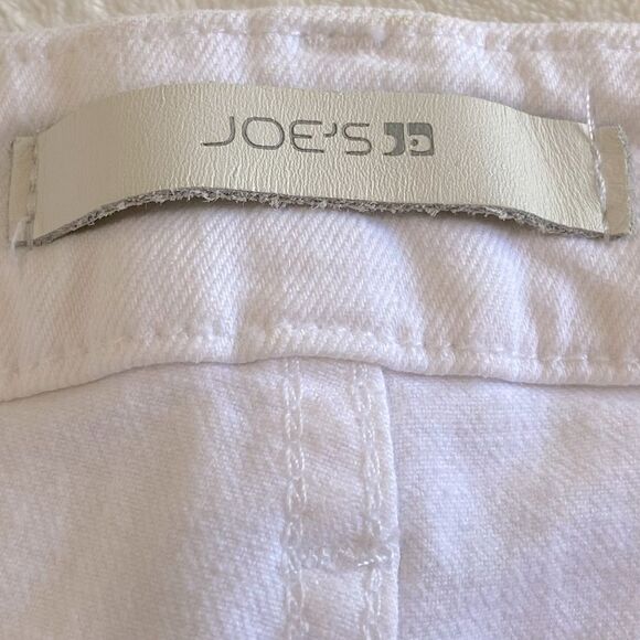 JOE’S Shorts Jean High Rise Honey Curvy Bermuda Stretch Denim White Size 27 - Picture 6 of 9